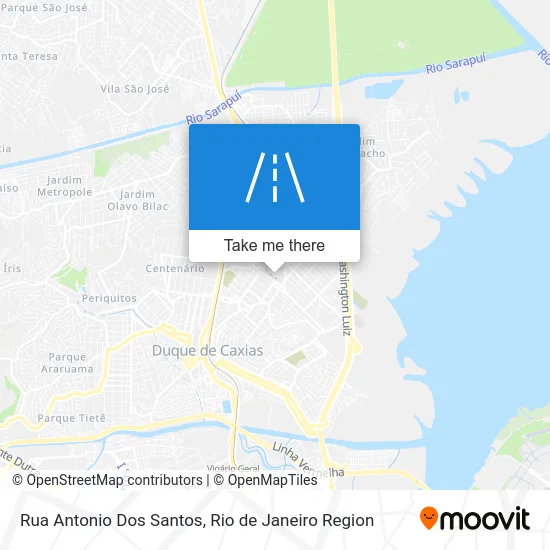 Rua Antonio Dos Santos map