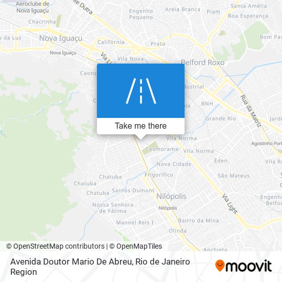 Mapa Avenida Doutor Mario De Abreu
