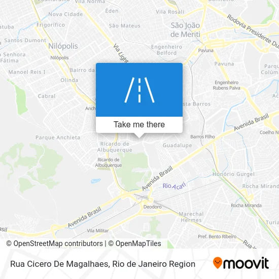 Rua Cicero De Magalhaes map