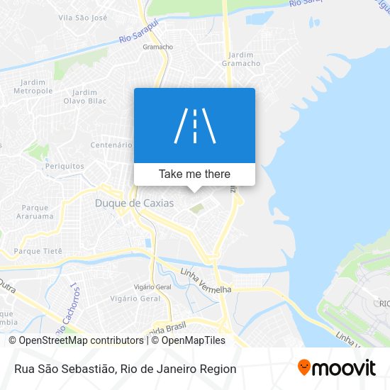 Rua Sāo Sebastiāo map