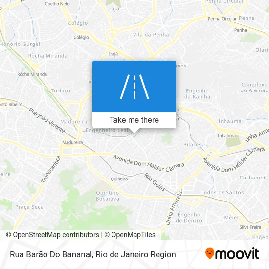 Rua Barão Do Bananal map
