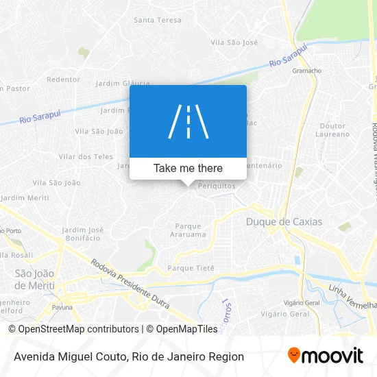Avenida Miguel Couto map