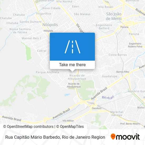 Rua Capitão Mário Barbedo map