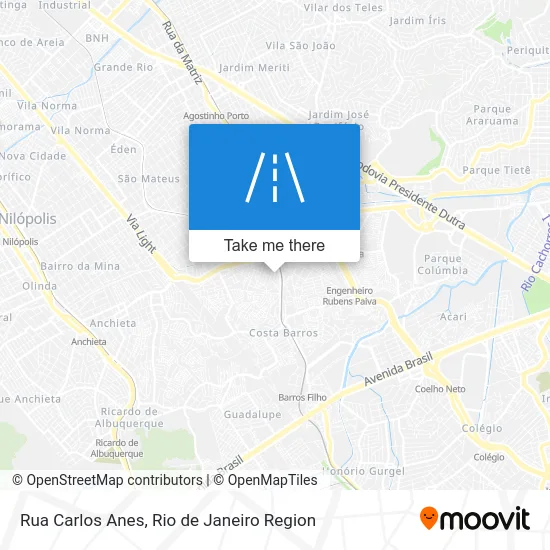 Rua Carlos Anes map