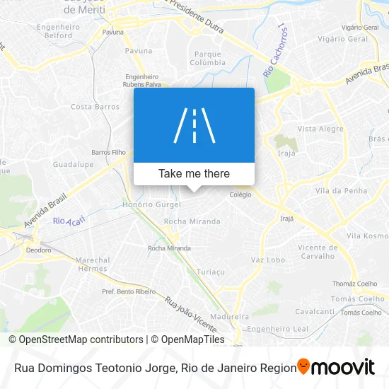 Rua Domingos Teotonio Jorge map