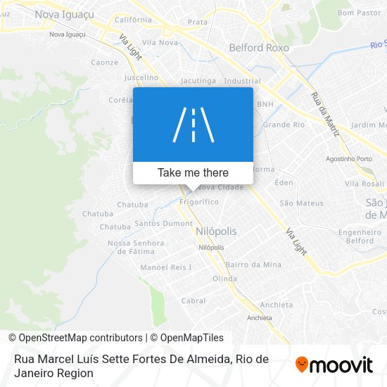 Rua Marcel Luís Sette Fortes De Almeida map