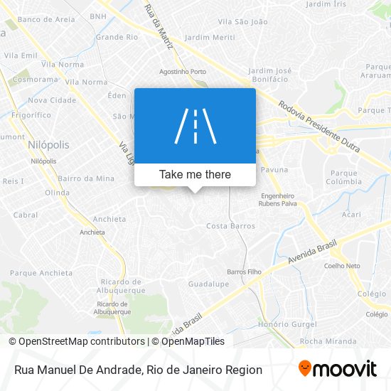 Mapa Rua Manuel De Andrade