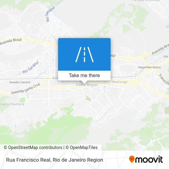 Rua Francisco Real map