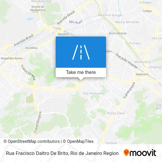 Rua Fracisco Daltro De Brito map