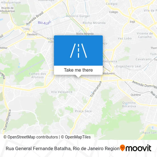 Rua General Fernande Batalha map