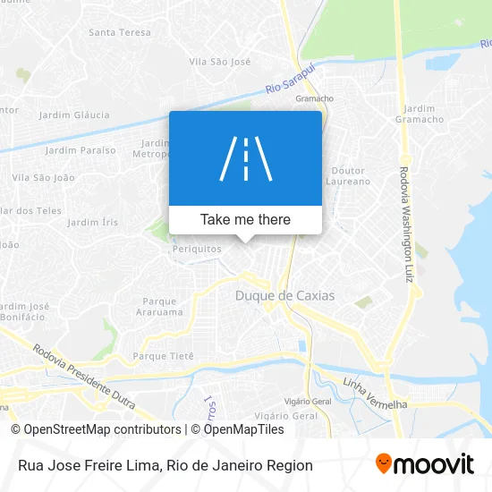Rua Jose Freire Lima map