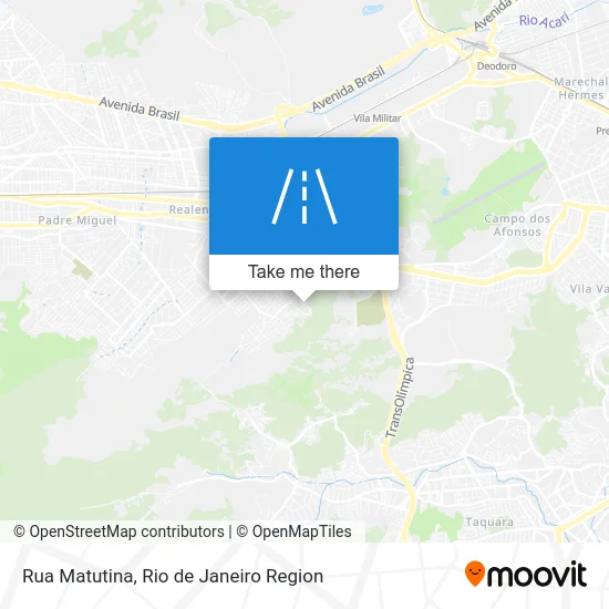 Rua Matutina map