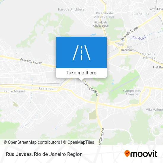Rua Javaes map