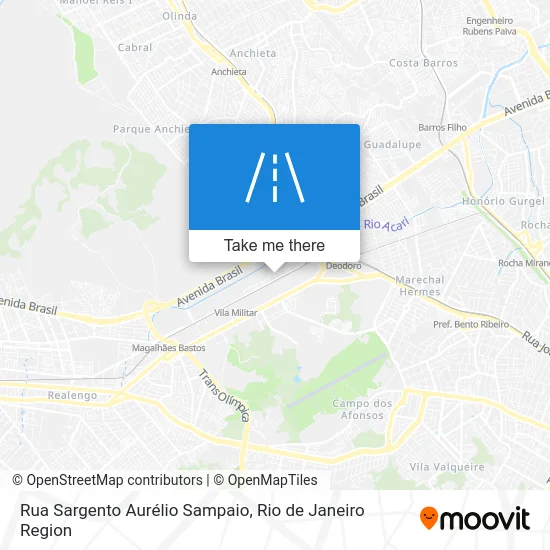 Rua Sargento Aurélio Sampaio map