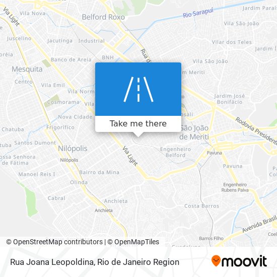 Rua Joana Leopoldina map