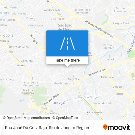 Rua José Da Cruz Rajo map