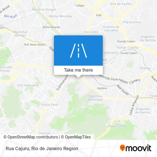 Rua Cajuru map