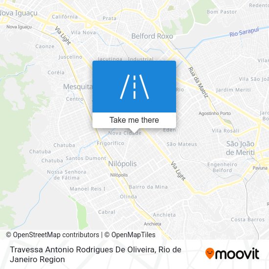 Travessa Antonio Rodrigues De Oliveira map