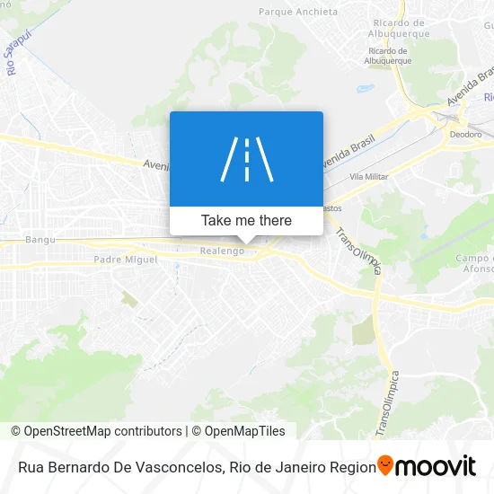 Rua Bernardo De Vasconcelos map
