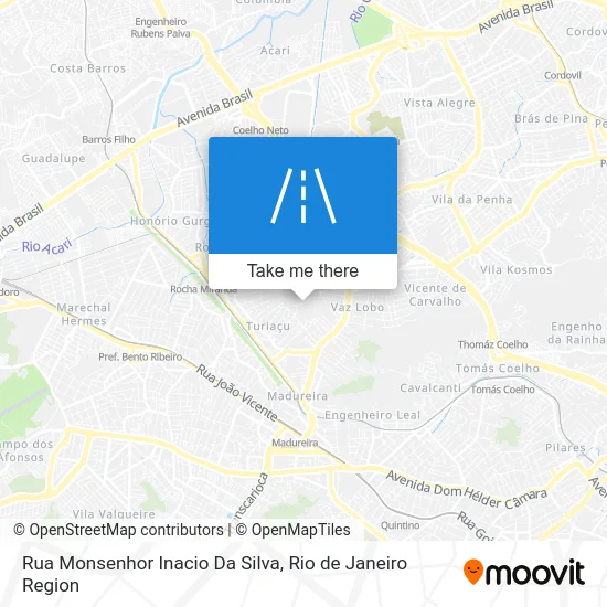 Rua Monsenhor Inacio Da Silva map