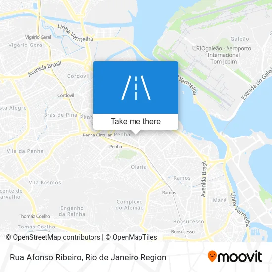 Rua Afonso Ribeiro map