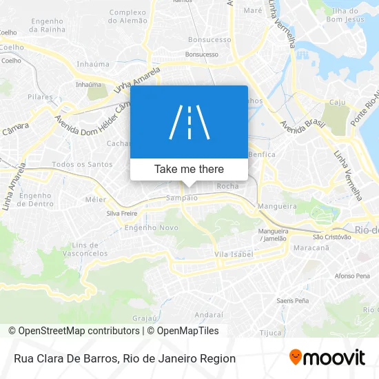 Rua Clara De Barros map