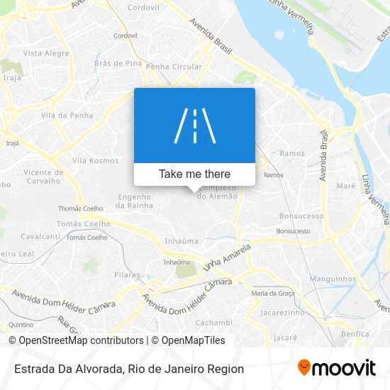 Estrada Da Alvorada map