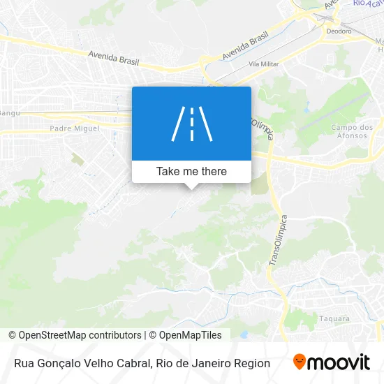 Rua Gonçalo Velho Cabral map