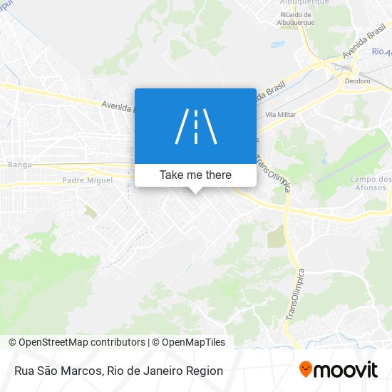 Rua Sāo Marcos map