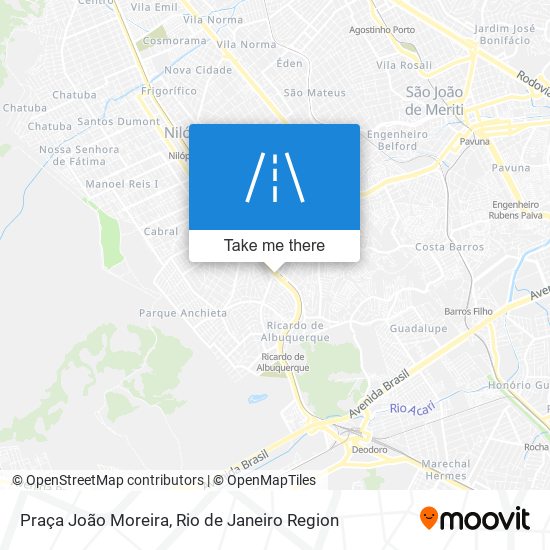 Mapa Praça João Moreira