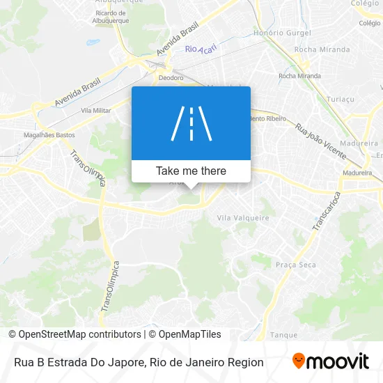 Rua B Estrada Do Japore map