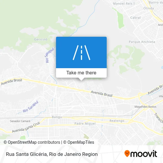 Rua Santa Glicéria map