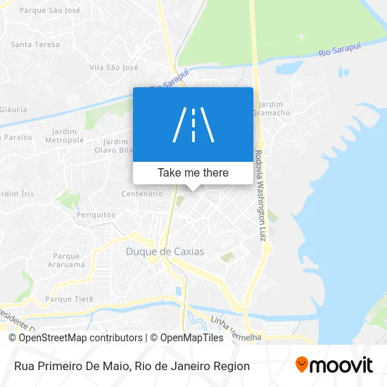 Rua Primeiro De Maio map