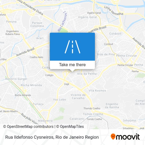 Rua Ildefonso Cysneiros map