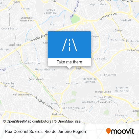 Rua Coronel Soares map