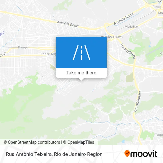 Rua Antônio Teixeira map