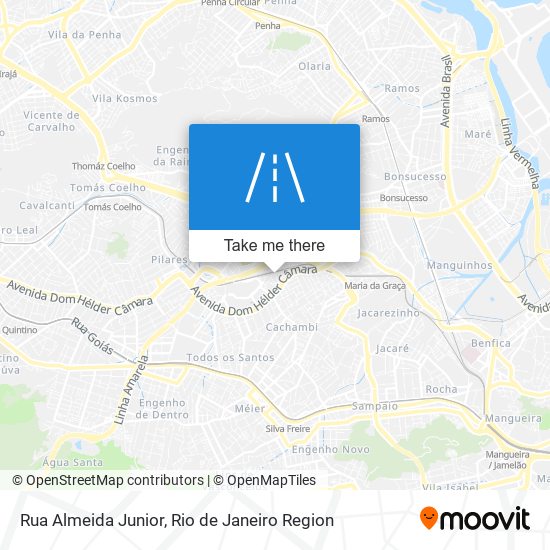 Mapa Rua Almeida Junior