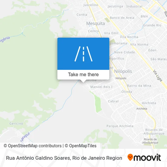 Rua Antônio Galdino Soares map