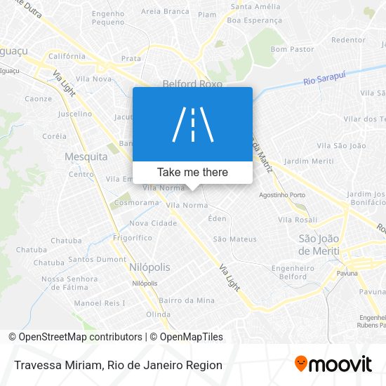 Travessa Miriam map