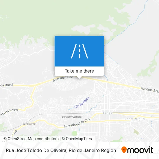 Rua José Toledo De Oliveira map