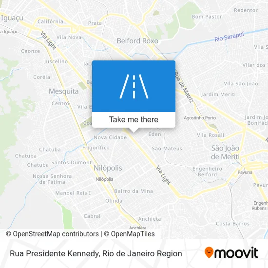 Rua Presidente Kennedy map