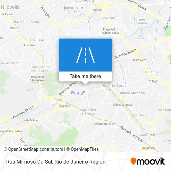 Rua Mimoso Da Sul map