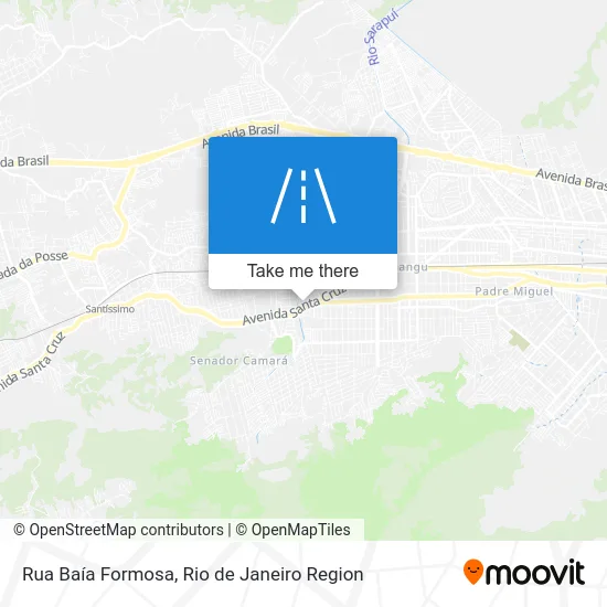 Rua Baía Formosa map
