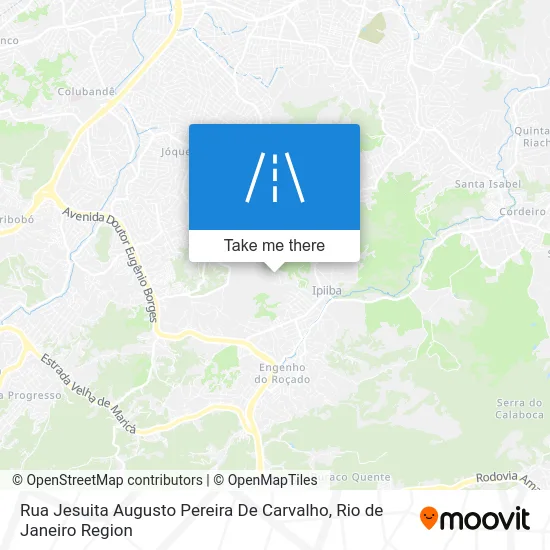 Rua Jesuita Augusto Pereira De Carvalho map