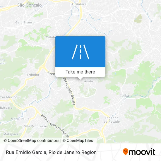 Rua Emidio Garcia map