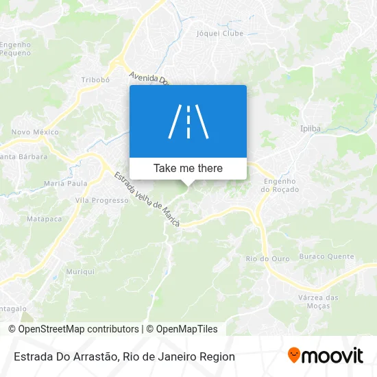 Estrada Do Arrastão map