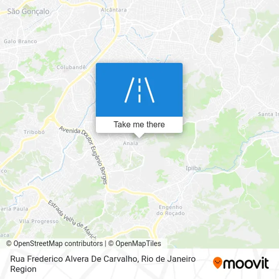 Rua Frederico Alvera De Carvalho map