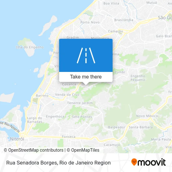 Rua Senadora Borges map