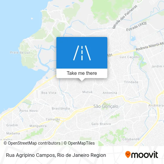 Rua Agripino Campos map