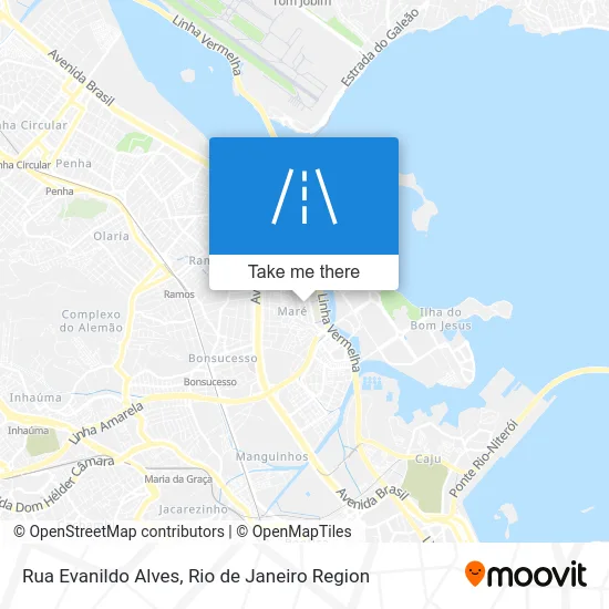 Rua Evanildo Alves map